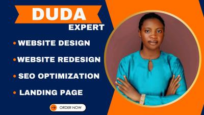 I will duda website design duda website redesign squarespace website duda seo