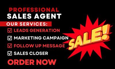 I Will Be Your Expert Sales Representative and Closer for Deal Closure and Achieving Sales Goals