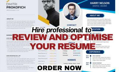 I Will Review, Edit, and Optimize Your CV, Resume, or Cover Letter to Align with Your Role