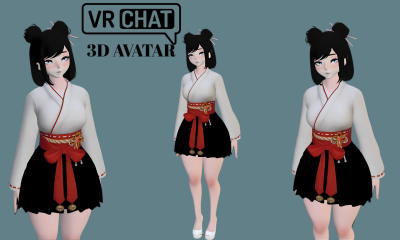 I will design VRChat furry avatar, anime 3D model, NSFW VRC character, VTuber Blender