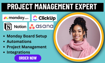 I will setup monday.com board, monday CRM, automation & integration