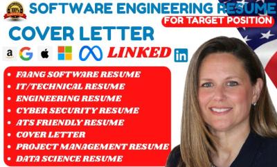 I will write software engineering resume engineer resume IT resume tech resume