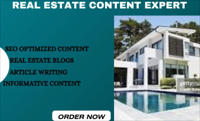 I will write amazing investment and real estate articles