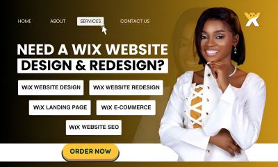 I will Wix Website Redesign, Wix Website Design, Wix Website Redesign, Wix Website Design