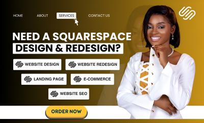 I will squarespace website design squarespace website redesign squarespace website