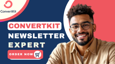 I Will Set Up ConvertKit Account, Landing Pages, and Newsletters Template Design