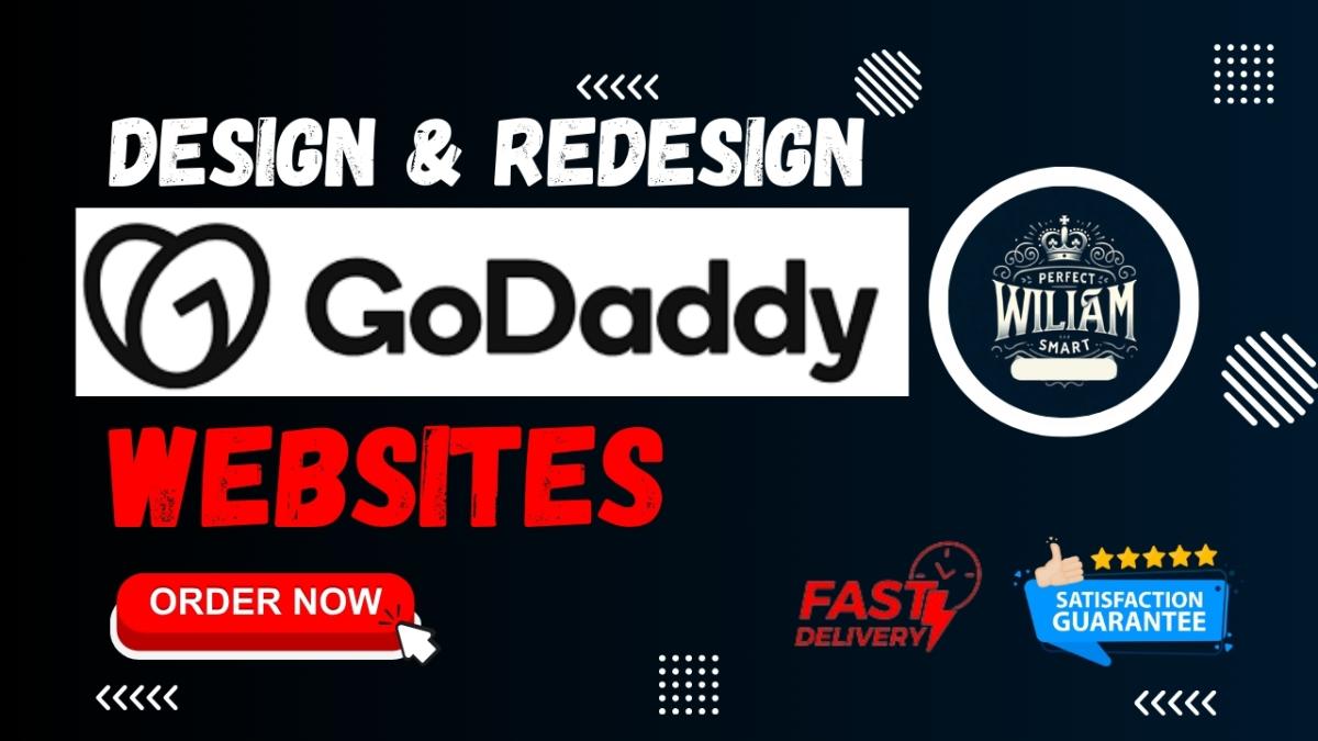 I will GoDaddy Website Design, Redesign, and Fixes for Your GoDaddy Site