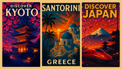I will design retro travel poster game poster movie poster music poster comic artwork