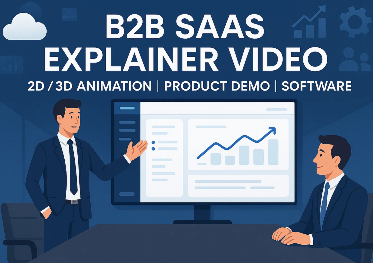 I will create SaaS software demo 3D 2D app explainer video SaaS animation product video