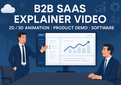 I will create SaaS software demo 3D 2D app explainer video SaaS animation product video