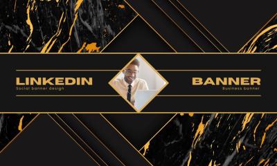I will design a professional LinkedIn banner, header, post, ad, or web button 24 hours