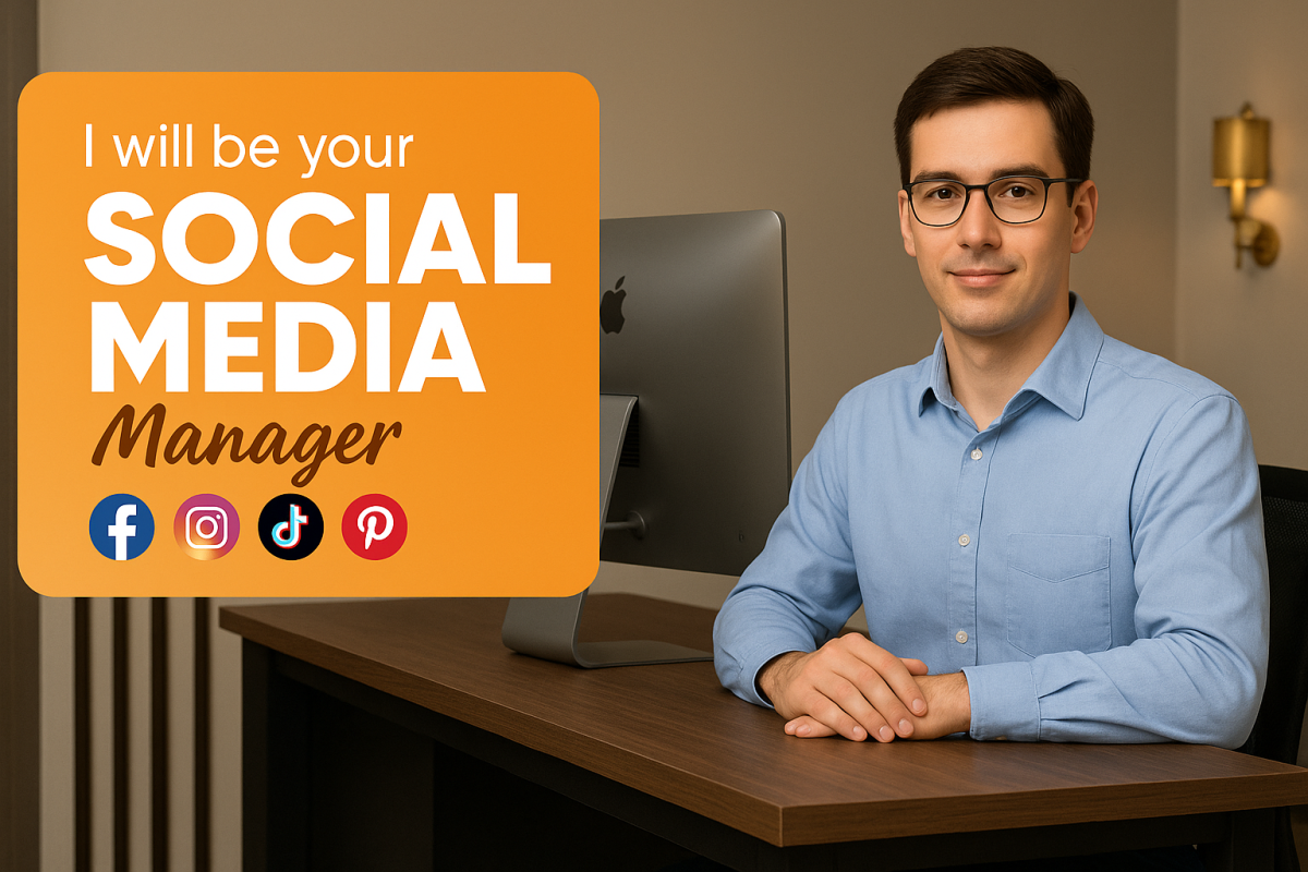 I will be your social media marketing manager, copy and content creator