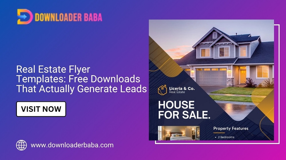 Real Estate Flyer Templates: Free Downloads That Actually Generate Leads
