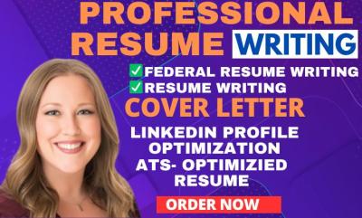 I will write an ATS Resume, Executive CV, and LinkedIn Profile that Gets Jobs