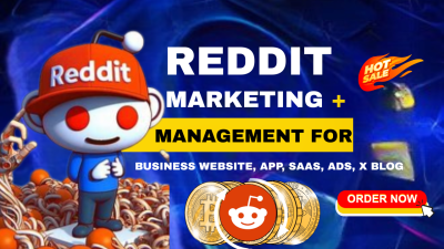 I will do Reddit post marketing for website, crypto, Solana, AI, game, app, SaaS ads, x blog