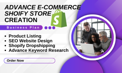 I will do Shopify clothing store creation, Shopify T-shirt product website redesign