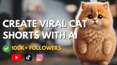 I will create viral AI cat videos, custom AI cat stories, AI baby talking, podcast videos