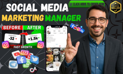I will be your Instagram Marketing Manager, Social Media Manager, and Content Creator