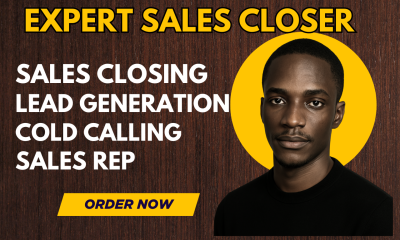 I will salesperson sales representative sales agent high-ticket sales closer B2B sales