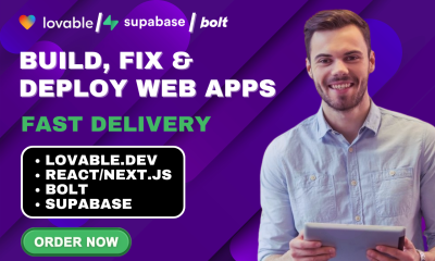 I will debug lovable ai v2 supabase apps, react nextjs bolt fixes