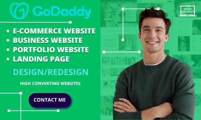 I Will Develop GoDaddy Ecommerce Website With SEO For Better Conversions