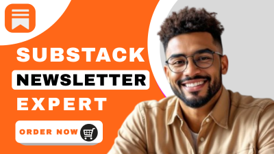 I Will Setup Substack Account, Substack Post Editable Email Newsletter Template Design