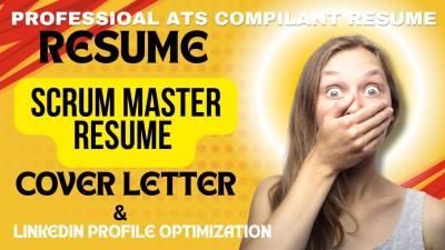 I will craft project management resume, agile, pmp, product owner, scrum master resume