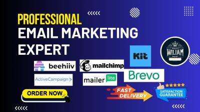 I will design ConvertKit email template, newsletter, landing page, and automation campaign