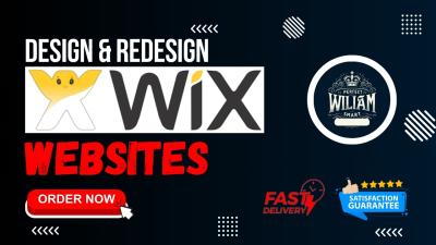 I will build Wix website design Wix redesign Wix website Wix eCommerce edit Wix site