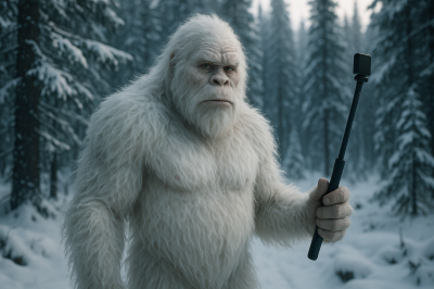 I will create viral AI Bigfoot vlog Bigfoot video VEo3 cinematic Bigfoot AI