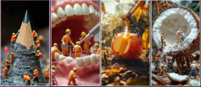 I will create viral AI miniature videos, AI miniworkers, AI minichef, AI product videos