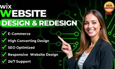 I will design Wix website, redesign Wix website, Wix website design, Wix website redesign
