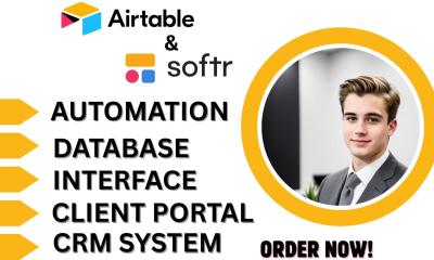 I will tailor Airtable, Databases, and User-Friendly Interfaces, Team Portals with Softr