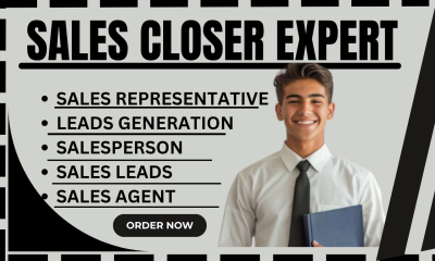 I Will Lead Generation, Sales Closing & High Ticket Sales Expert – Sales Representative