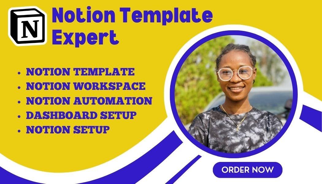 I will custom Notion template, Notion dashboard, client portal