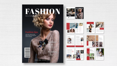 I Will Design Redesign Attractive Magazines, Editorial Lookbook Covers, Edit Newsletters
