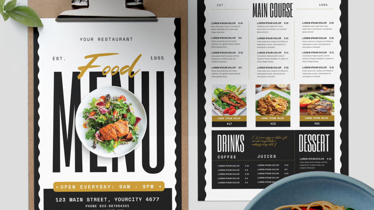 I will design amazing restaurant menu re edit hotel menu, modern digital food menu list