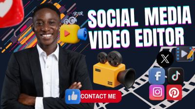 I will edit sizzle reels, showreels, Instagram TikTok short videos & reels