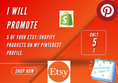 I will promote your Etsy shop to increase sales and traffic