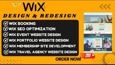 I Will Wix SEO Optimization for Event Website Design, Portfolio, and Membership Travel Agency