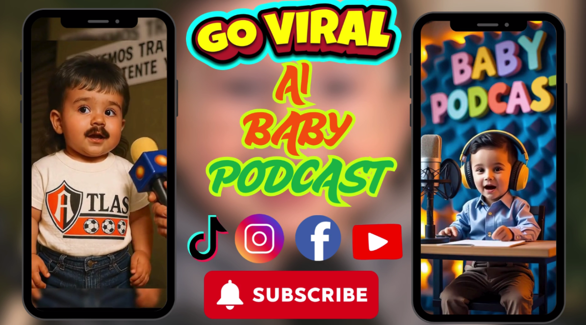 I will do viral AI baby podcast AI talking baby video AI talking avatar