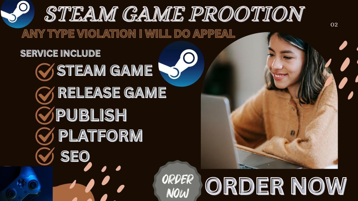 I will setup your Steam store page and publish your game