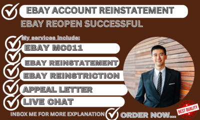 I will do eBay account reinstatement VERO suspension MC011 MC999 reinstatement store