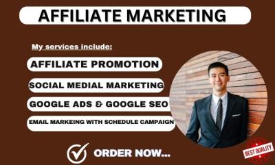 I will setup ClickBank affiliate marketing, ClickBank affiliate website link promotion