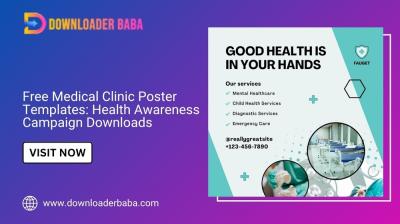 Free Medical Clinic Poster Templates: Health Awareness Campaign Downloads