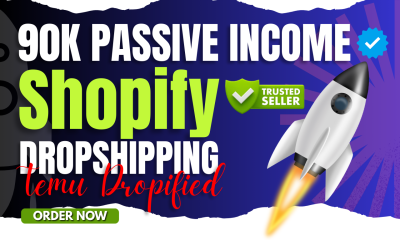 I Will Create Shopify Dropshipping Store via Zendrop, Temu, CJ Dropshipping, Spocket, DSers