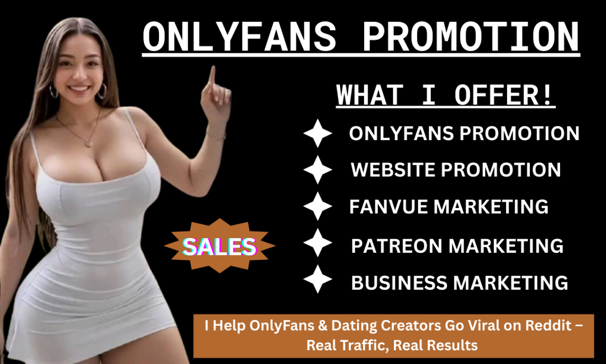 I will do Reddit post for AdultWeb Management OnlyFans Chatter Fanvue Traffic Marketing