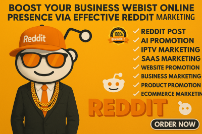 I will manage Reddit post upvote business website SaaS product AI app crypto link