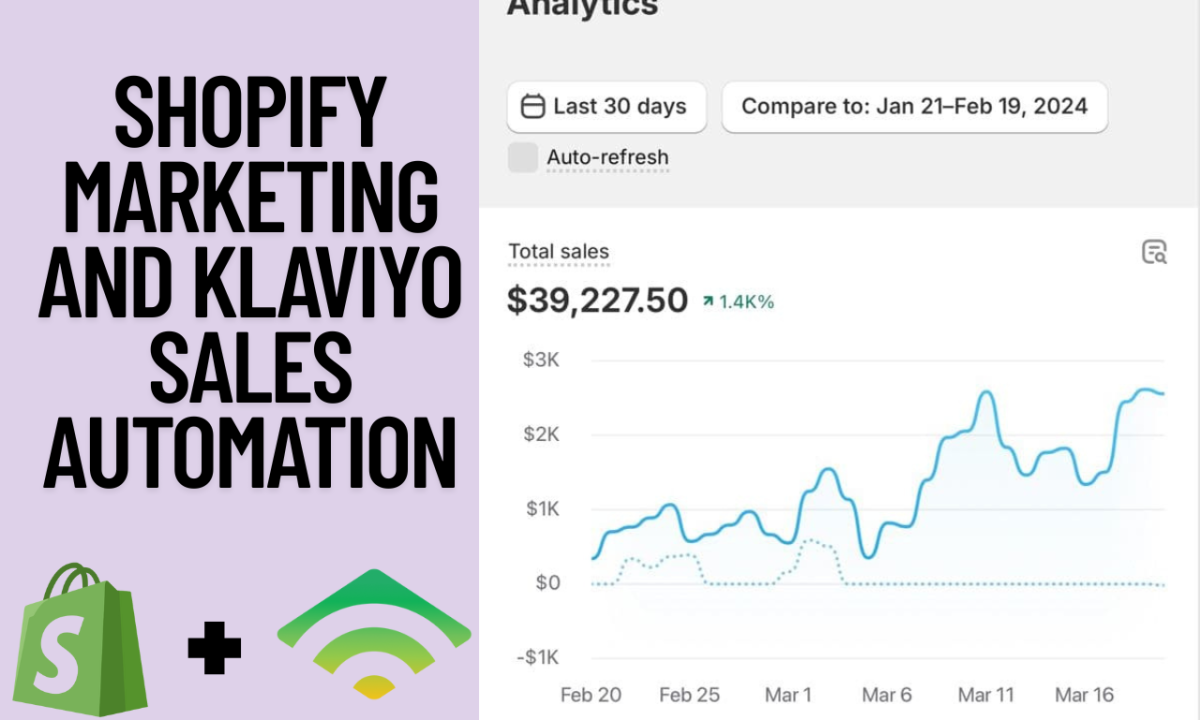 I will do Shopify Marketing Klaviyo Automation & Sales Funnel to Boost Shopify Sales