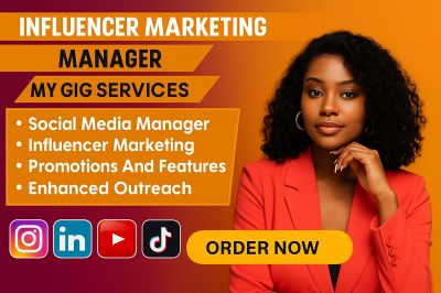 I Will Source the Best Instagram, TikTok, YouTube Influencers for Your Brand